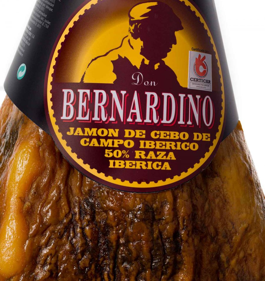 comprar-online-jamon-con-pata-serrano-iberico-de-cebo-don bernardino-www.donbernardino.es